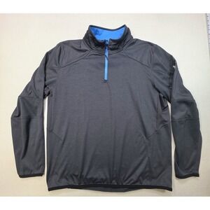 Under Armour Pullover Mens 3XL Gray ColdGear Reactor Fitted Jacket 1/4 Zip Mock